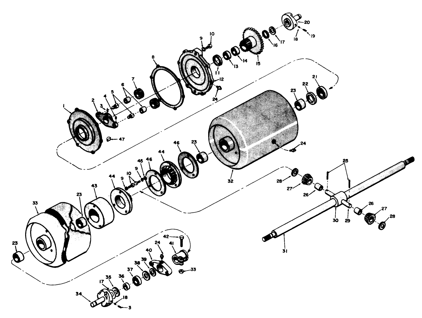 Drum And Axle Assembly