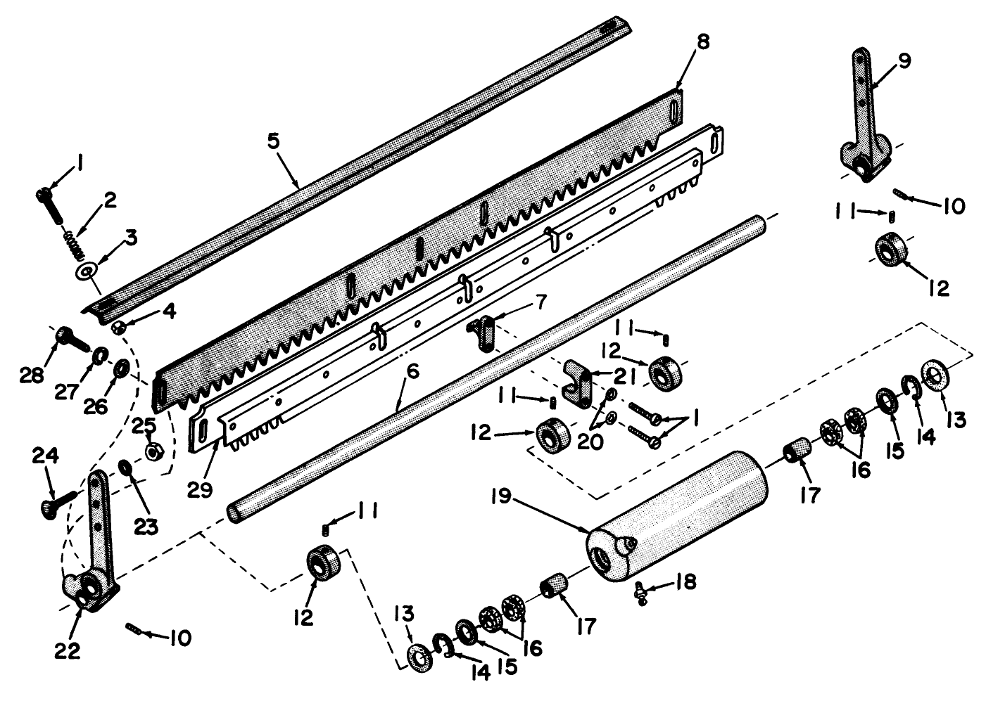 2 Section Roller Assembly