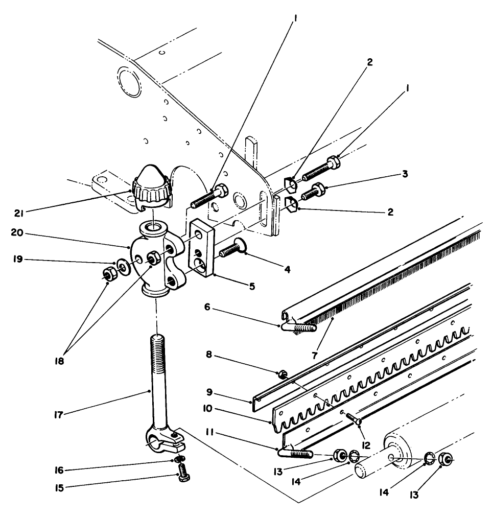 Front Roller Adjuster Conversion Kit No. 51-3090 (optional)