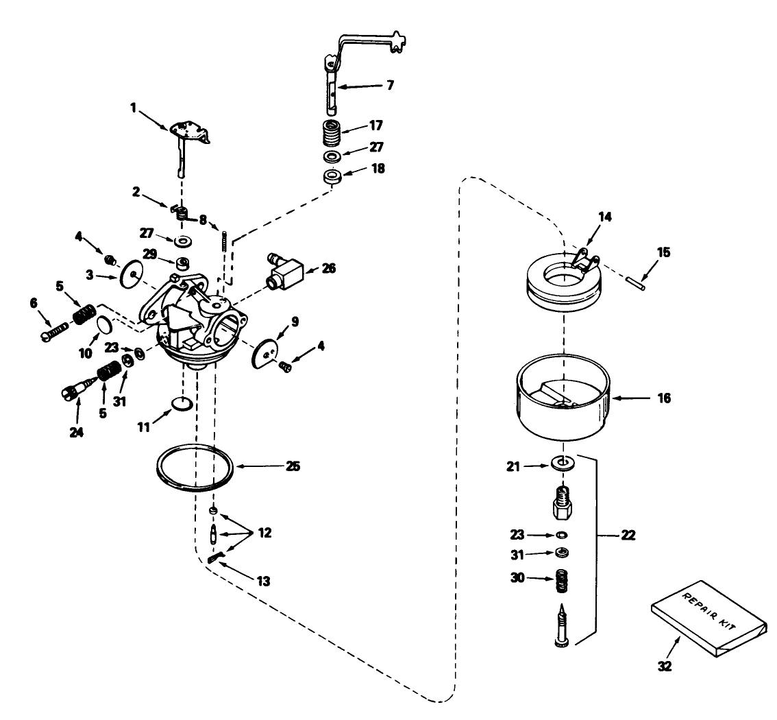 Carburetor No. 631921