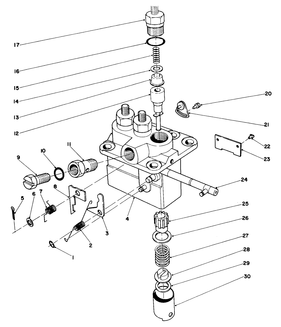 Fuel Injection Pump Assembly No. 42-8000