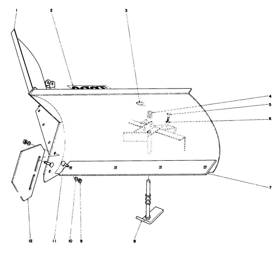 V-Plow Model No. 30750 (optional)