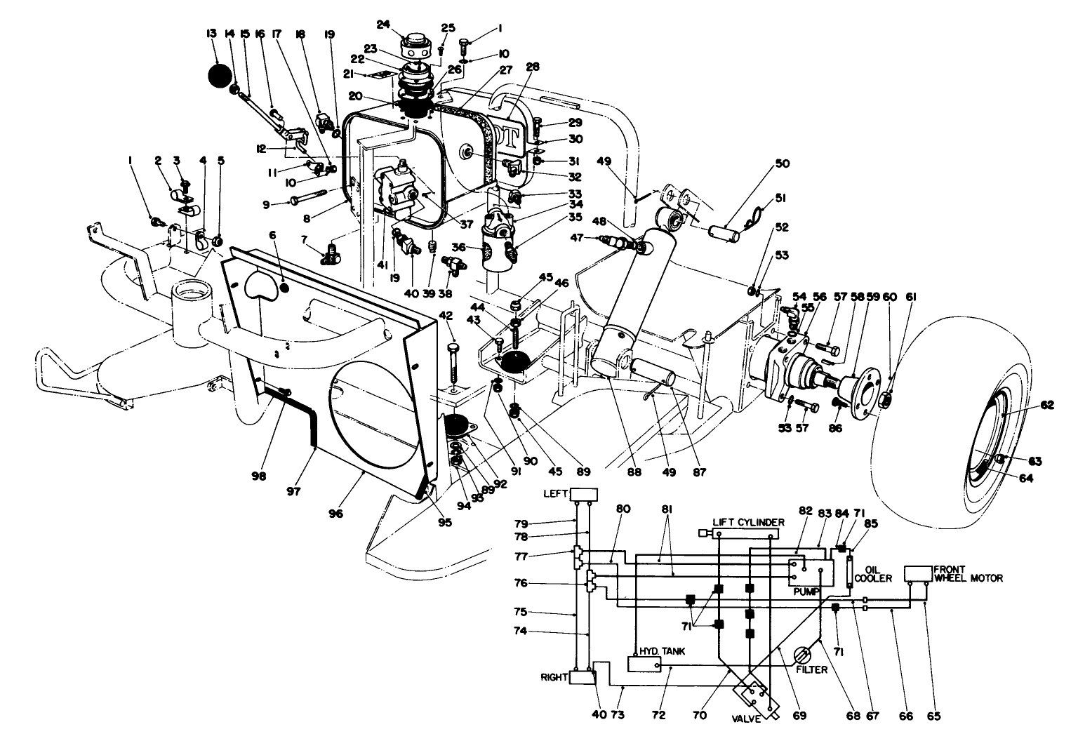 Hydraulic Tank And Systems Diagram