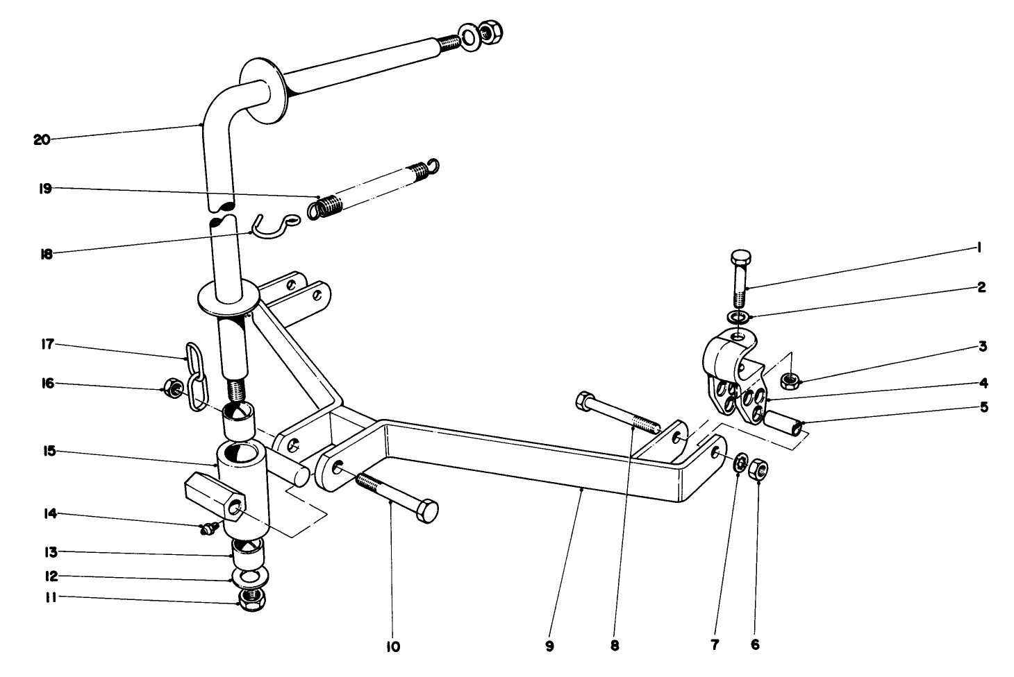 Drawbar Assembly-Parkmaster 7