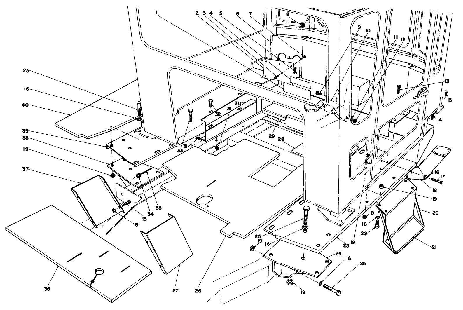 Cab Mounting Kit No. 70157