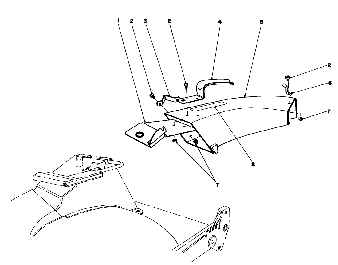 Side Discharge Chute Model No. 59108 (optional)