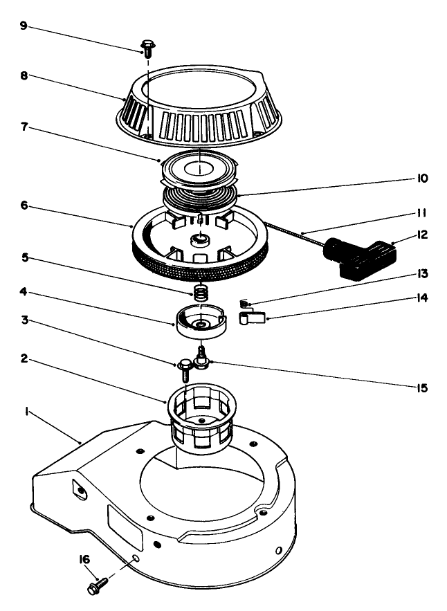 Recoil Starter Assembly