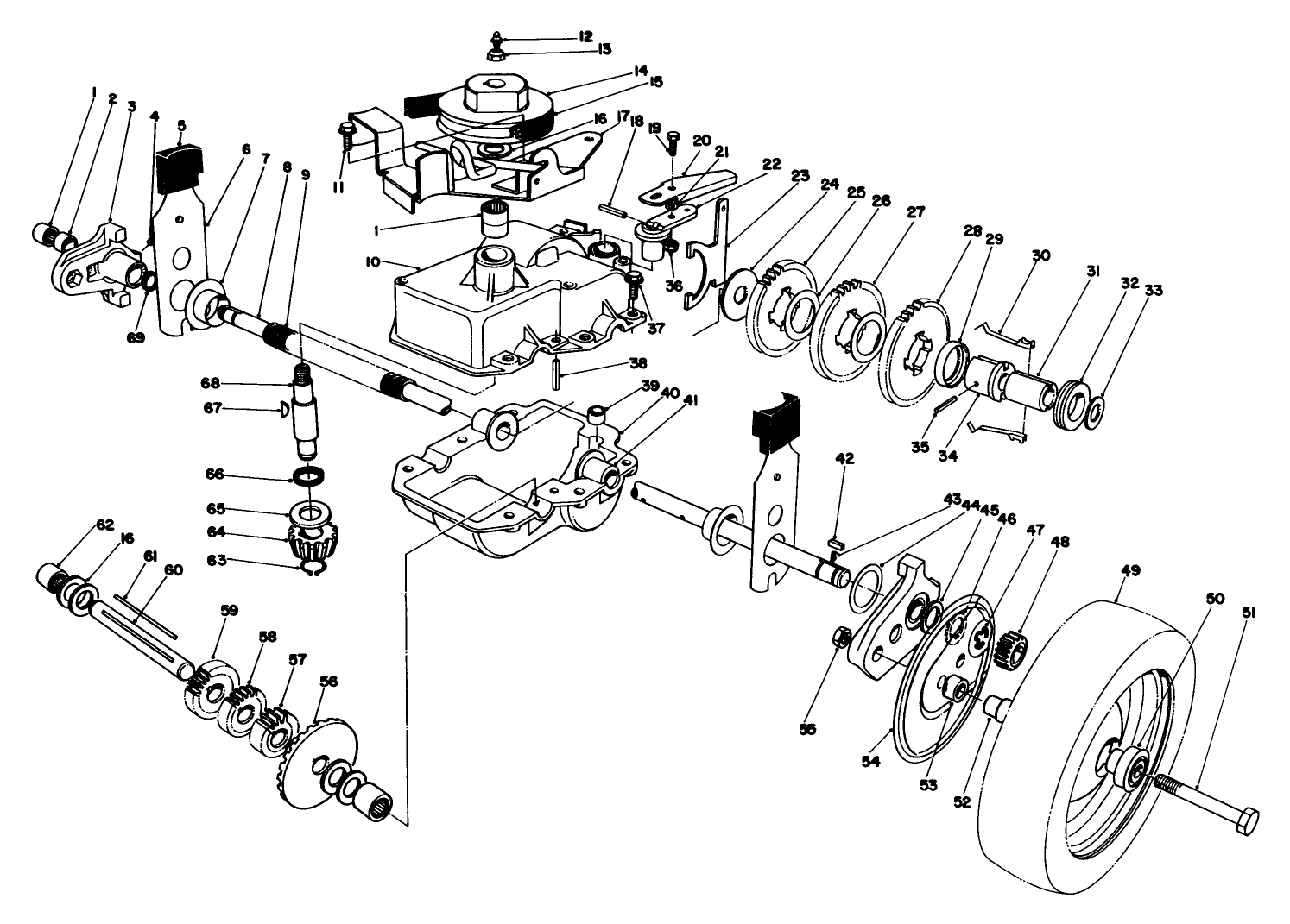 Gear Case Assembly (model 22035)