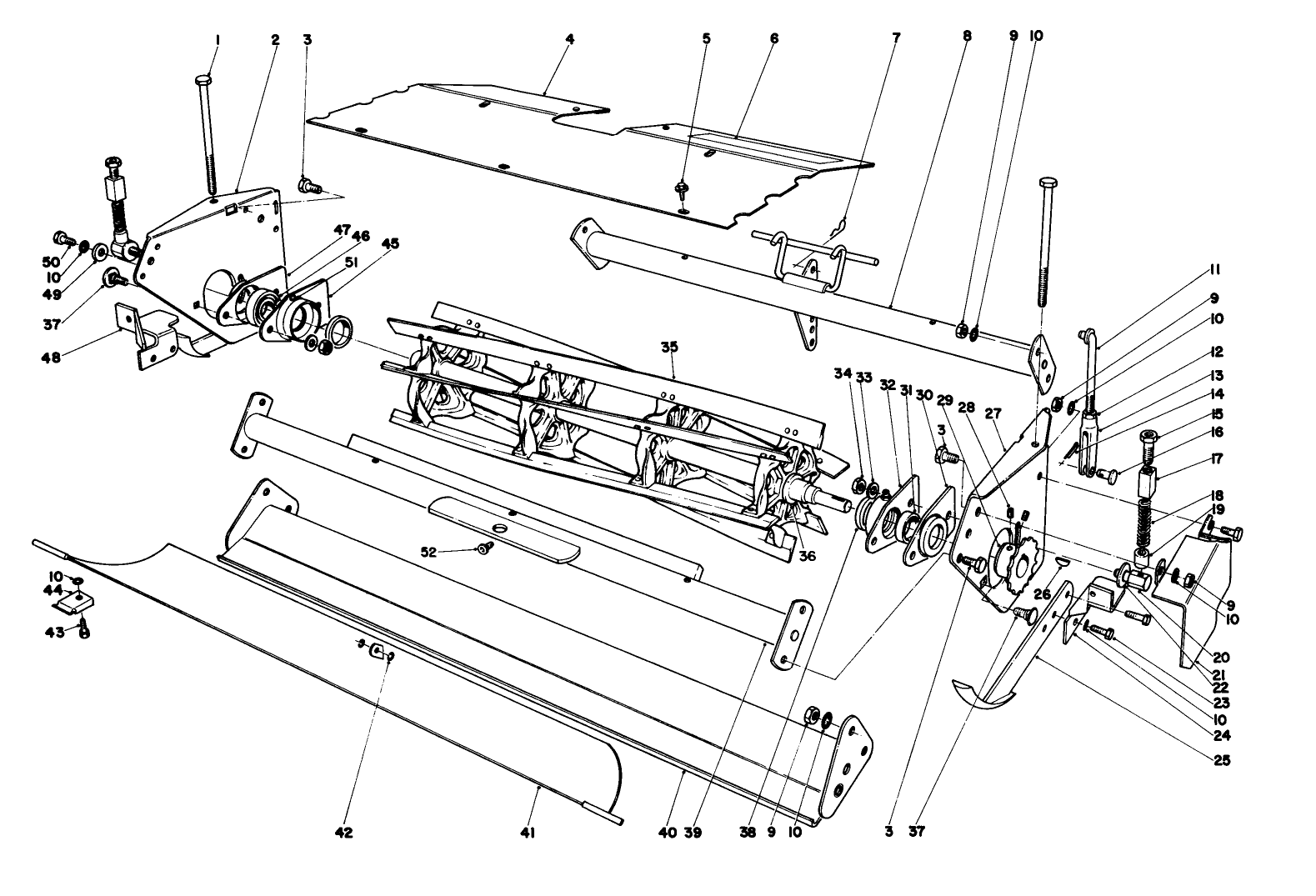 Rear Cutting Unit Assembly