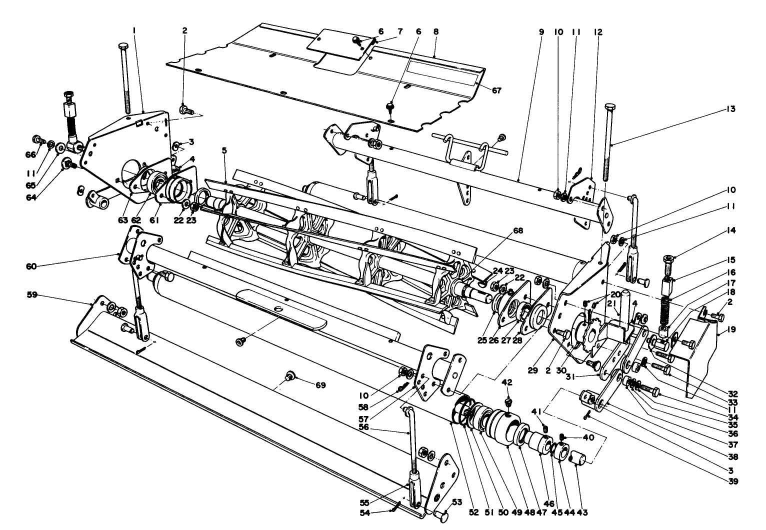 Rear Cutting Unit Assembly