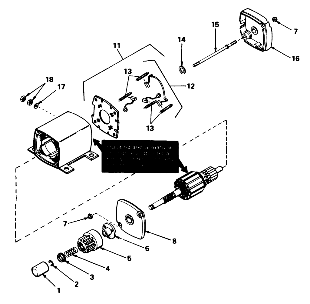 12 Volt Electric Starter No. 33606