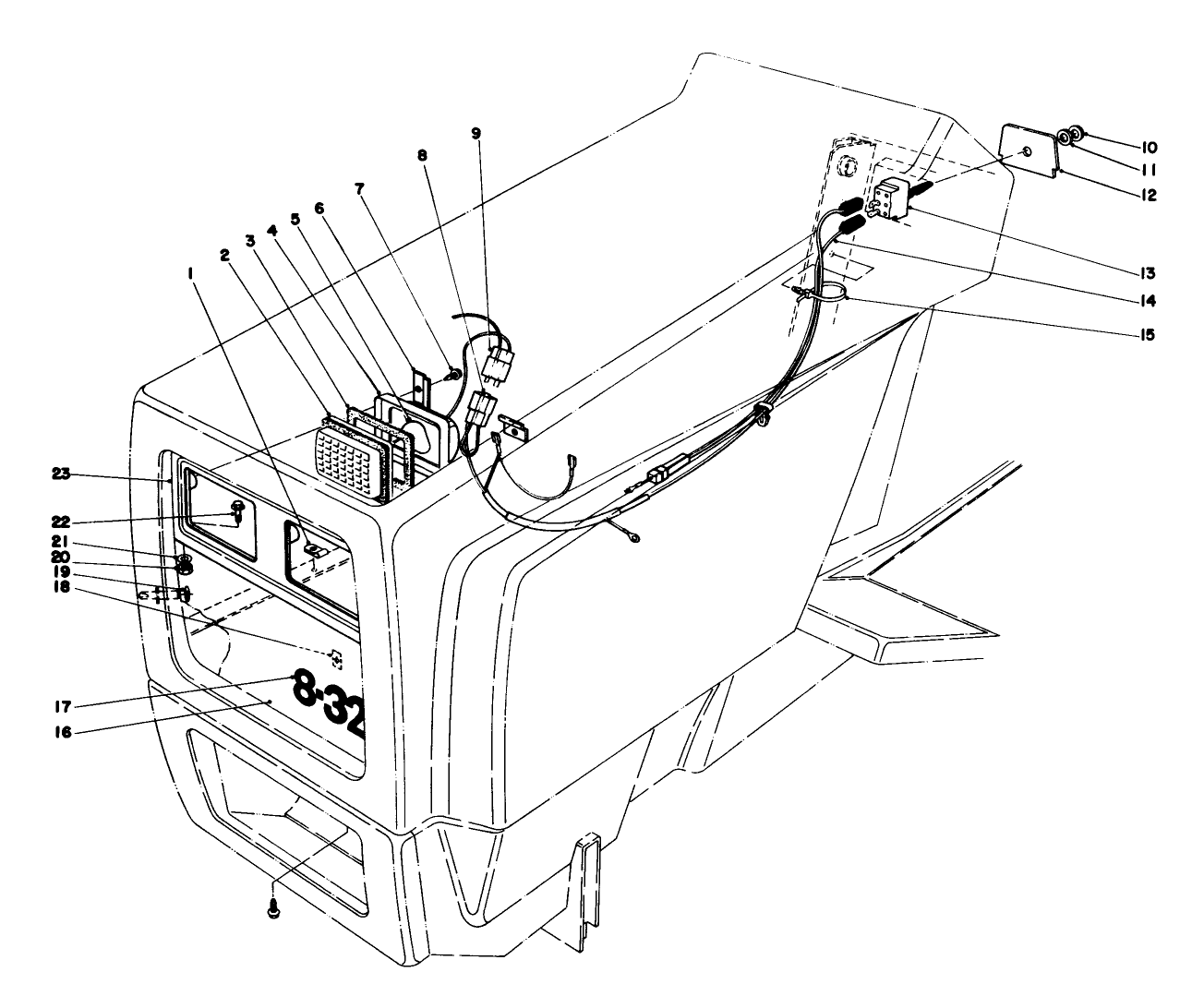 Headlight Kit No. 38-5760 (optional)
