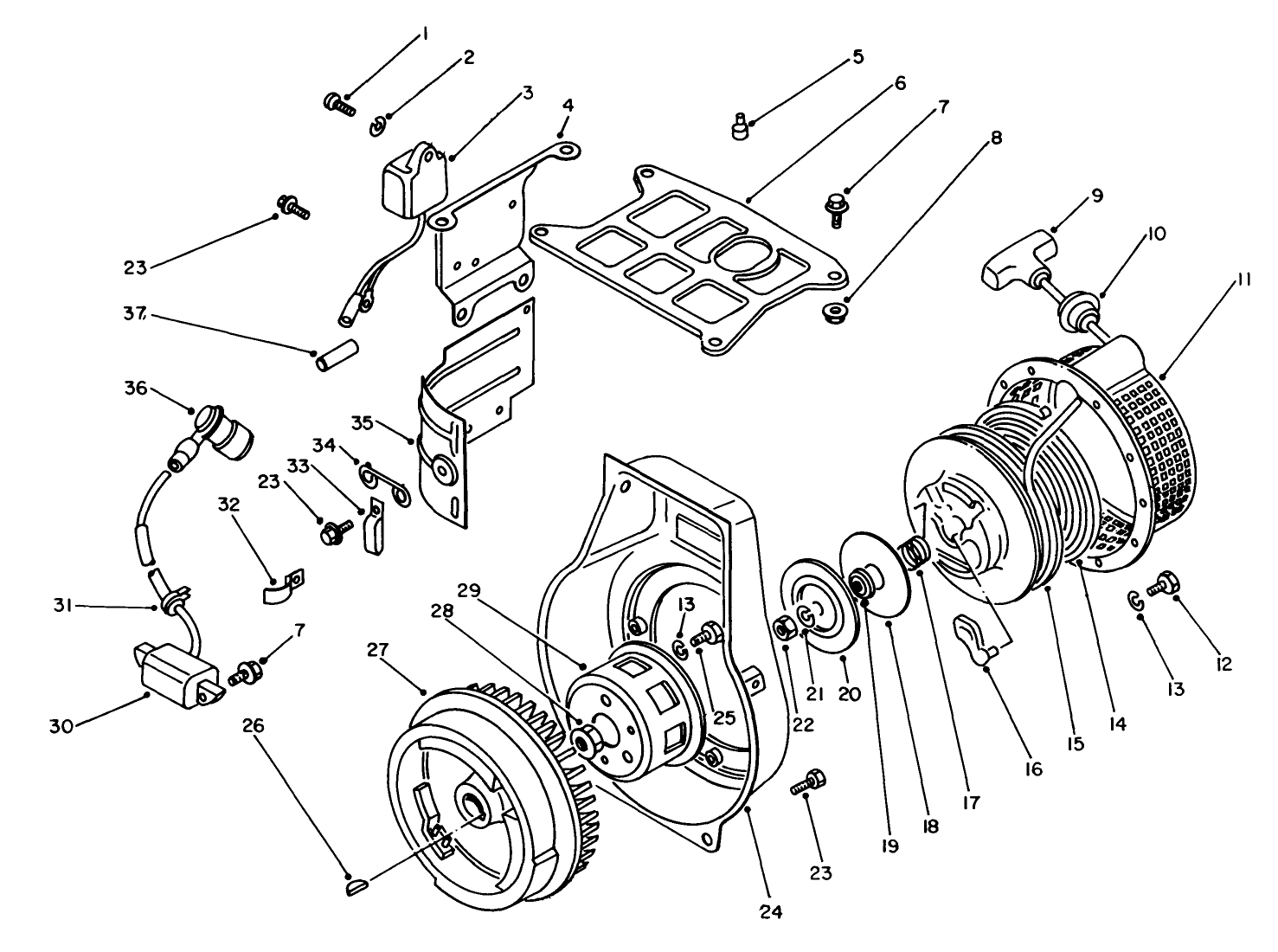 Recoil Starter Assembly