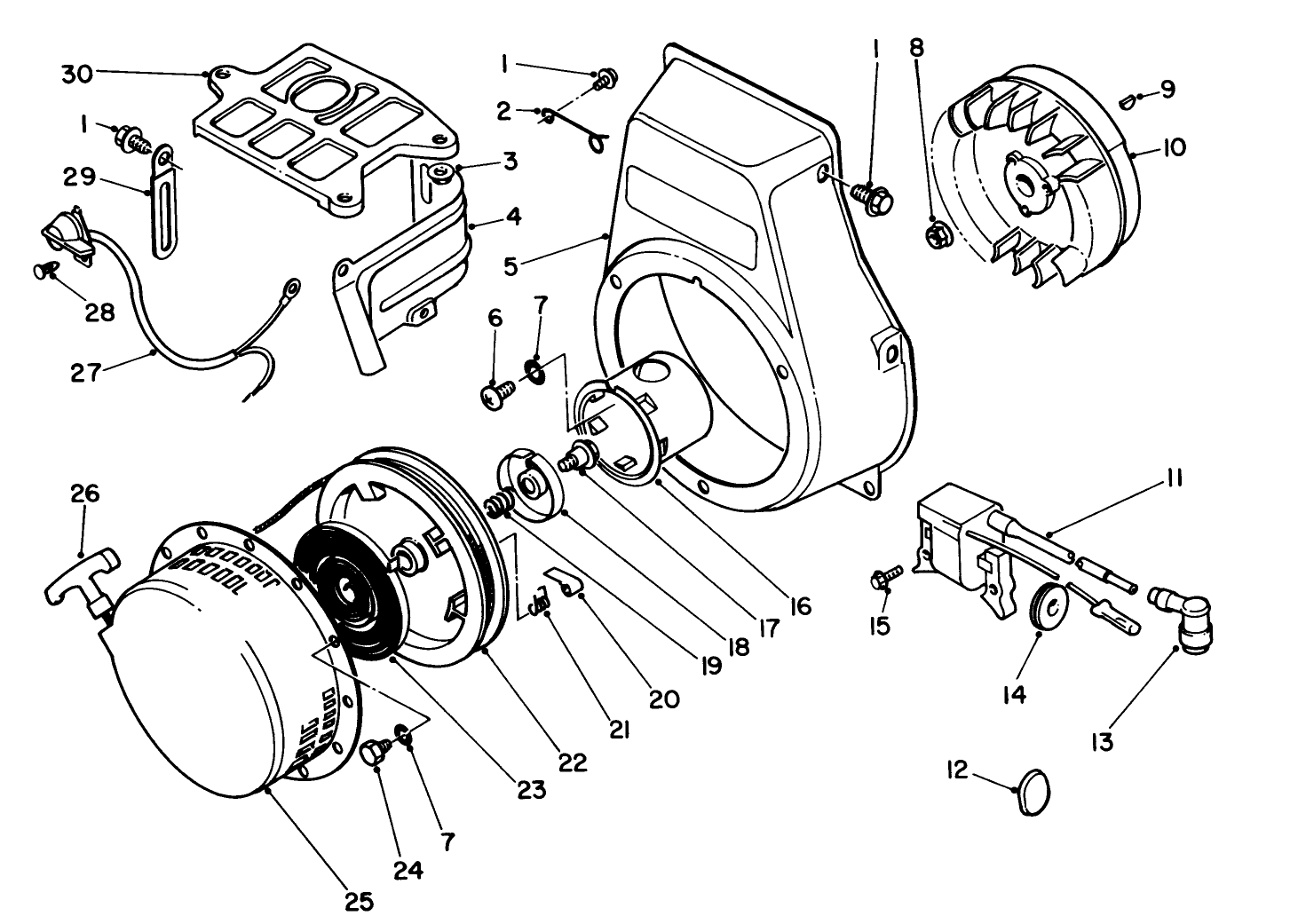 Recoil Starter Assembly