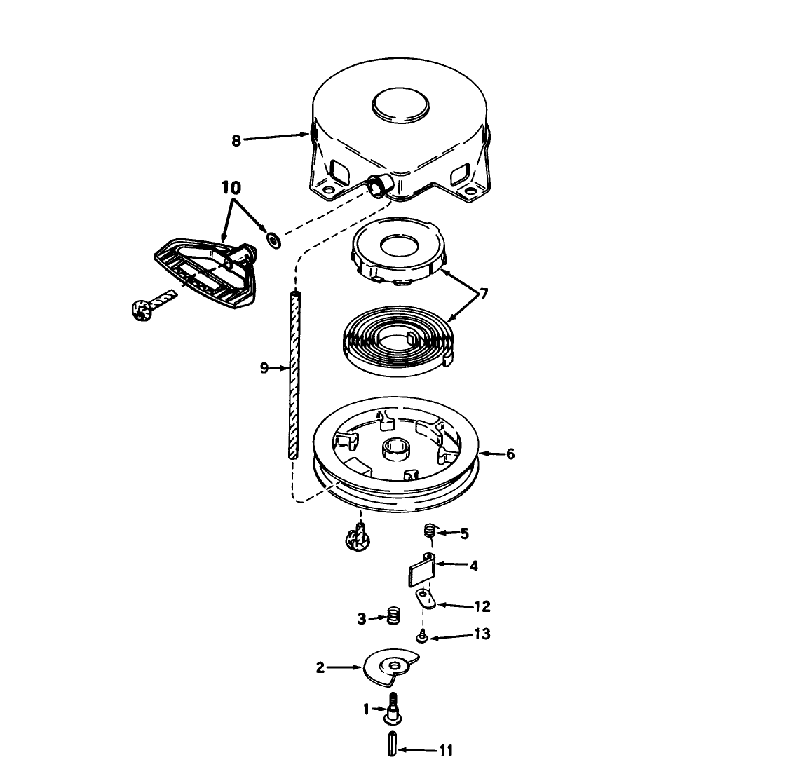 Rewind Starter No. 590576