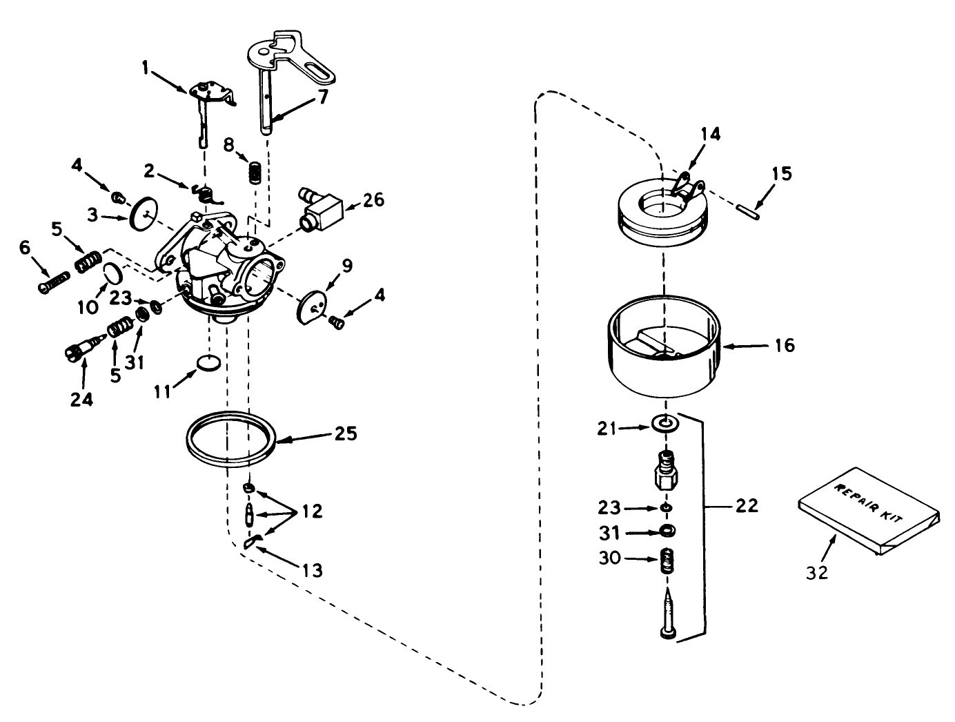 Carburetor No. 632107
