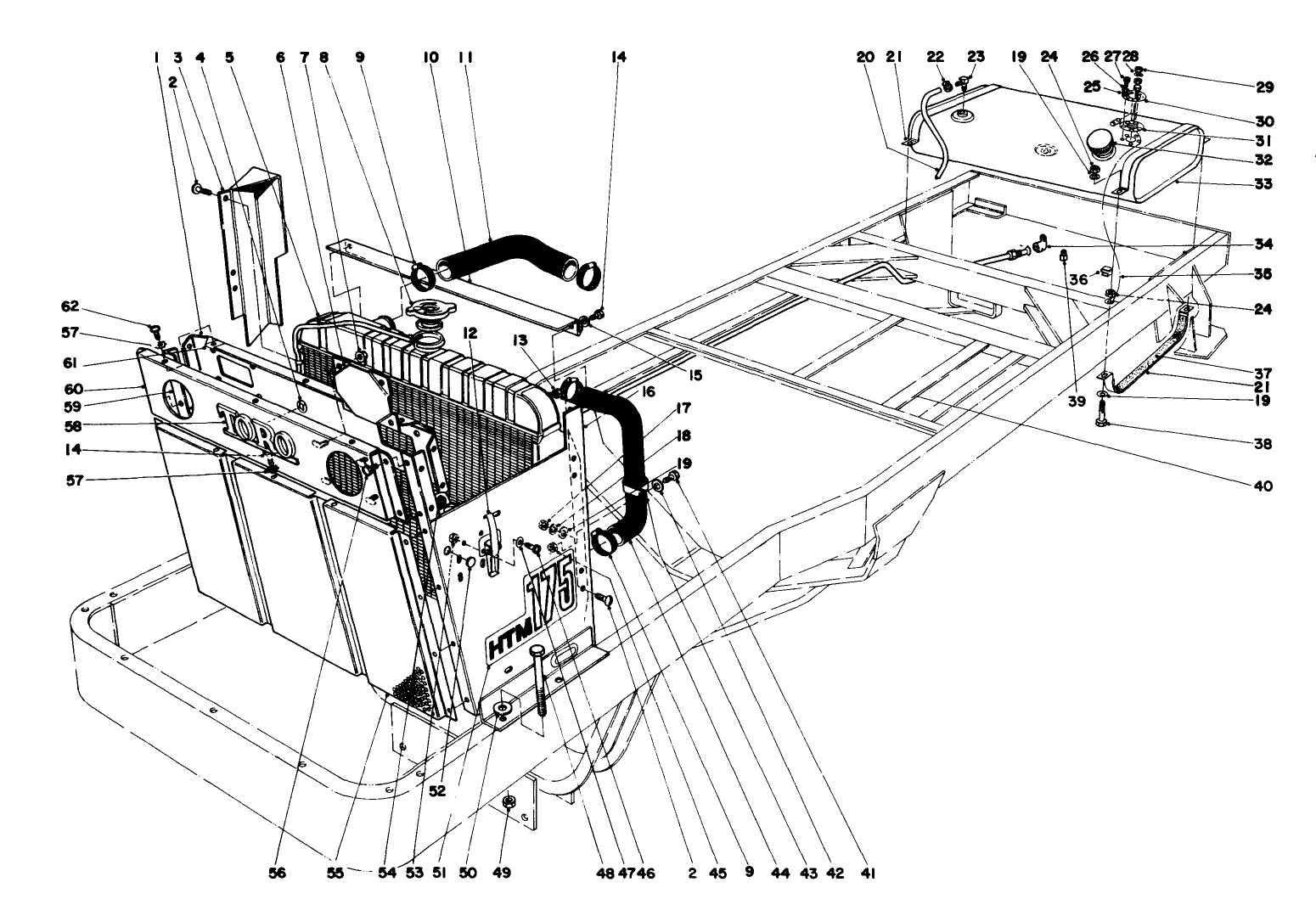 Radiator And Grille Assembly