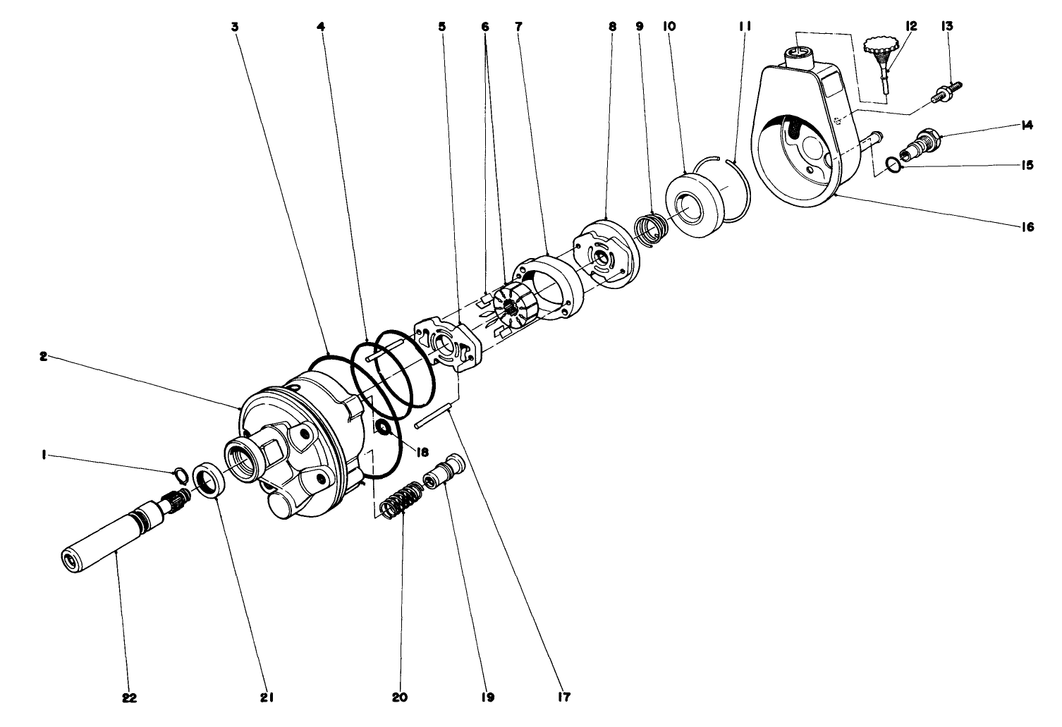 Pump Power Steering No. 44-7800