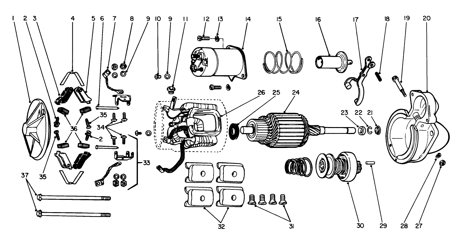 Starter Motor Assembly No. 49-8050