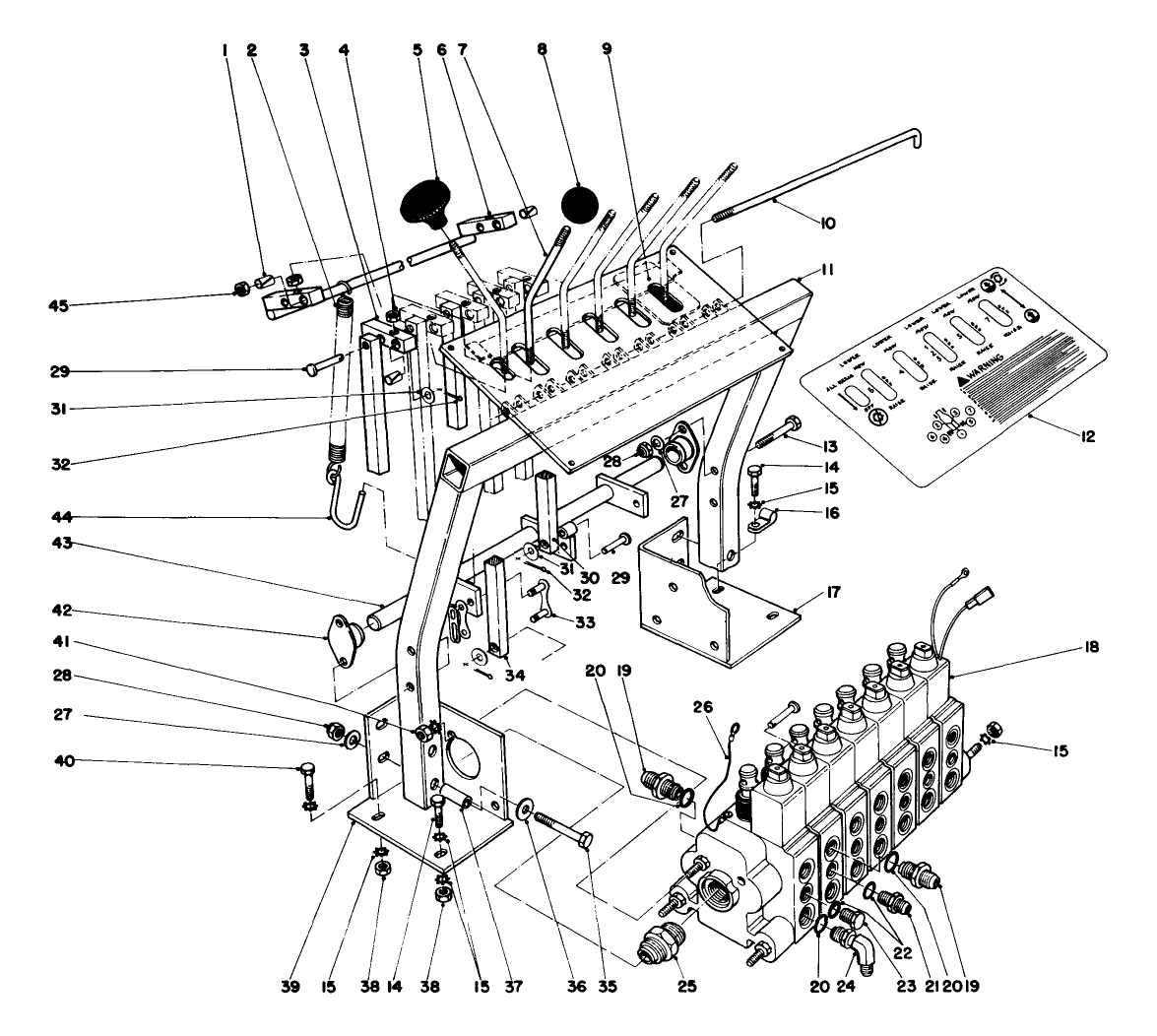 Control Tower And Valve Bank Assembly