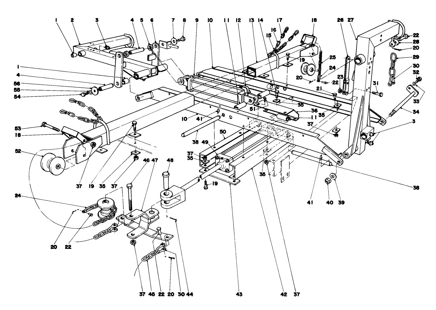 Main Frame Assembly-Rear