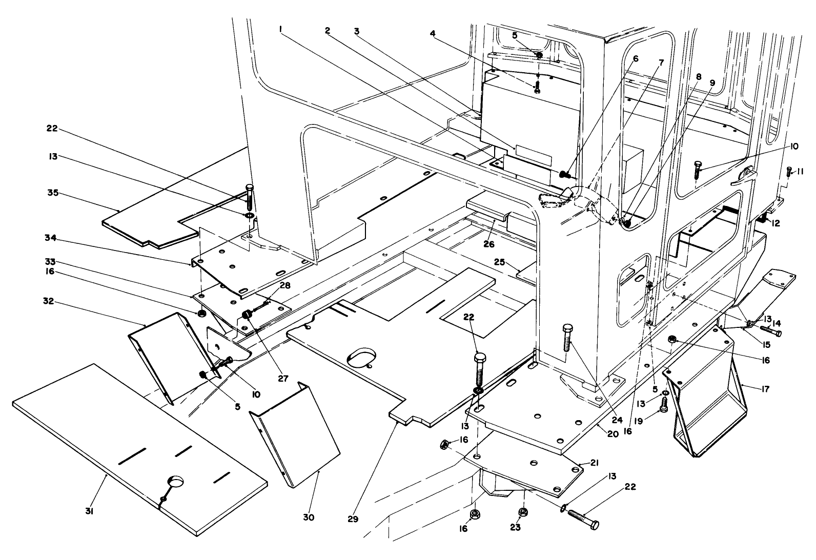 Cab Mounting Kit No. 70159