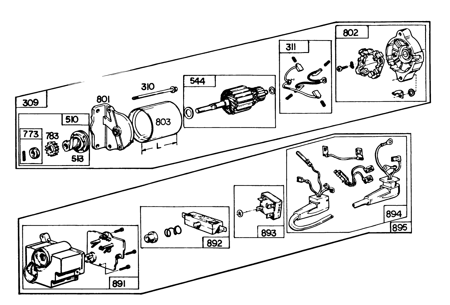 Starter Motor Kit Model No. 37-4630 (optional)
