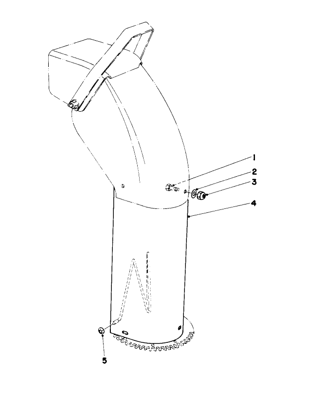 Chute Extension Kit 26-1100 (optional)