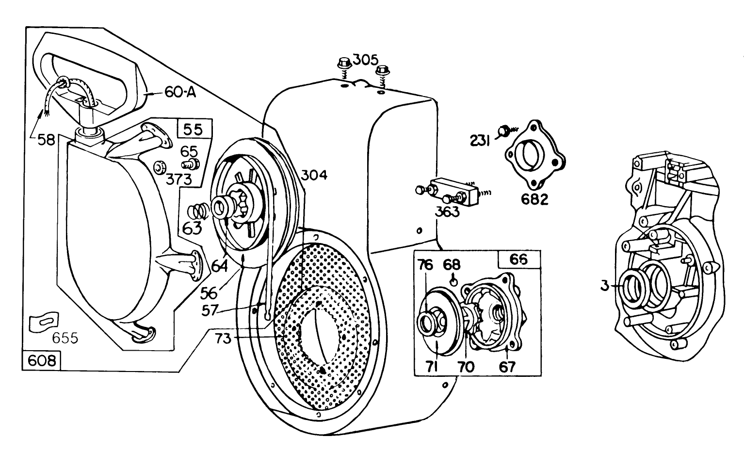 Engine Briggs & Stratton Model No. 252412-0685-01 (continued)