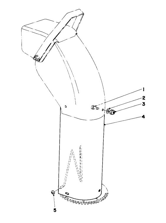 Chute Extension Kit 26-1100 (optional)