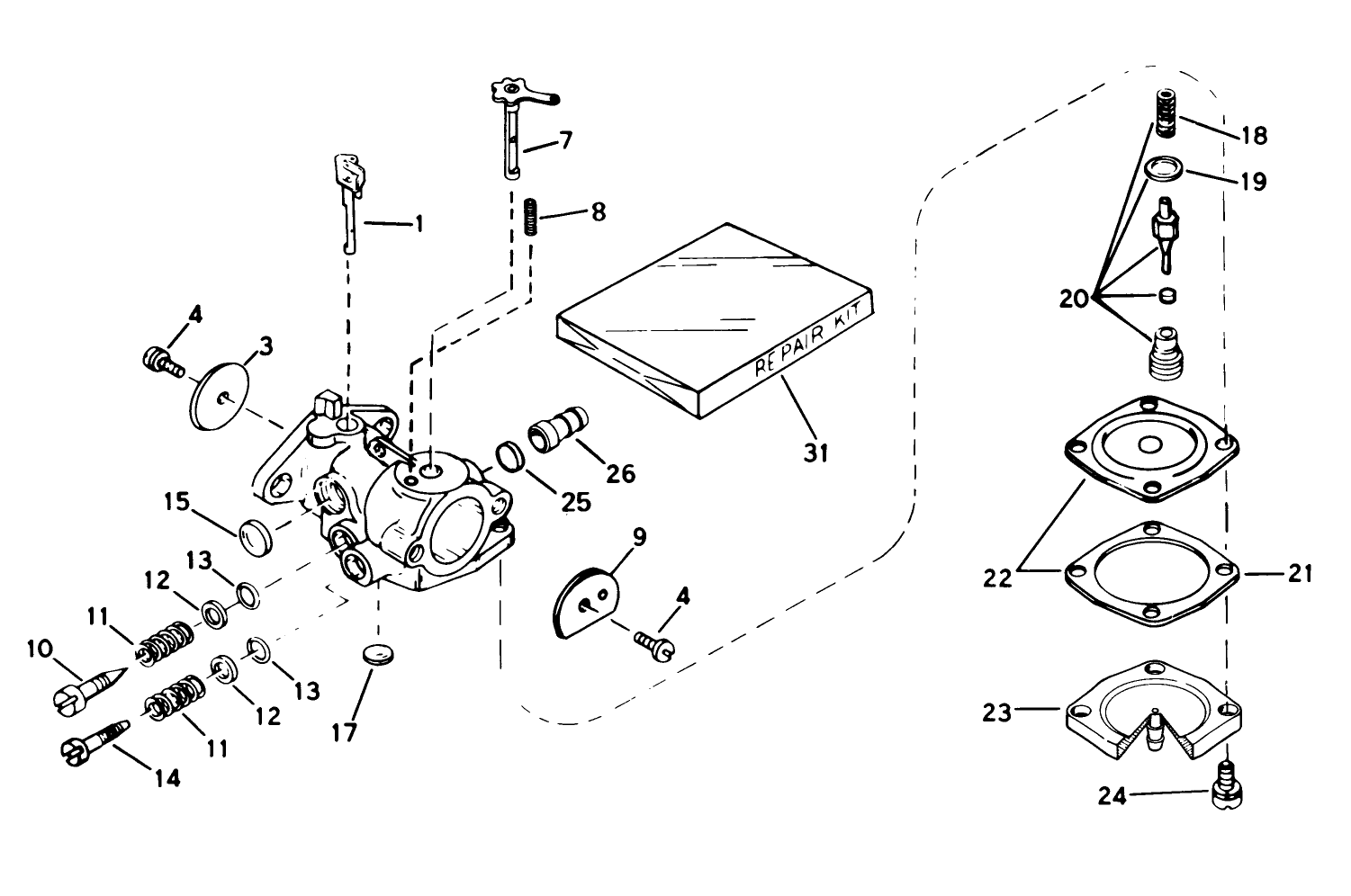 Carburetor No. 632142a