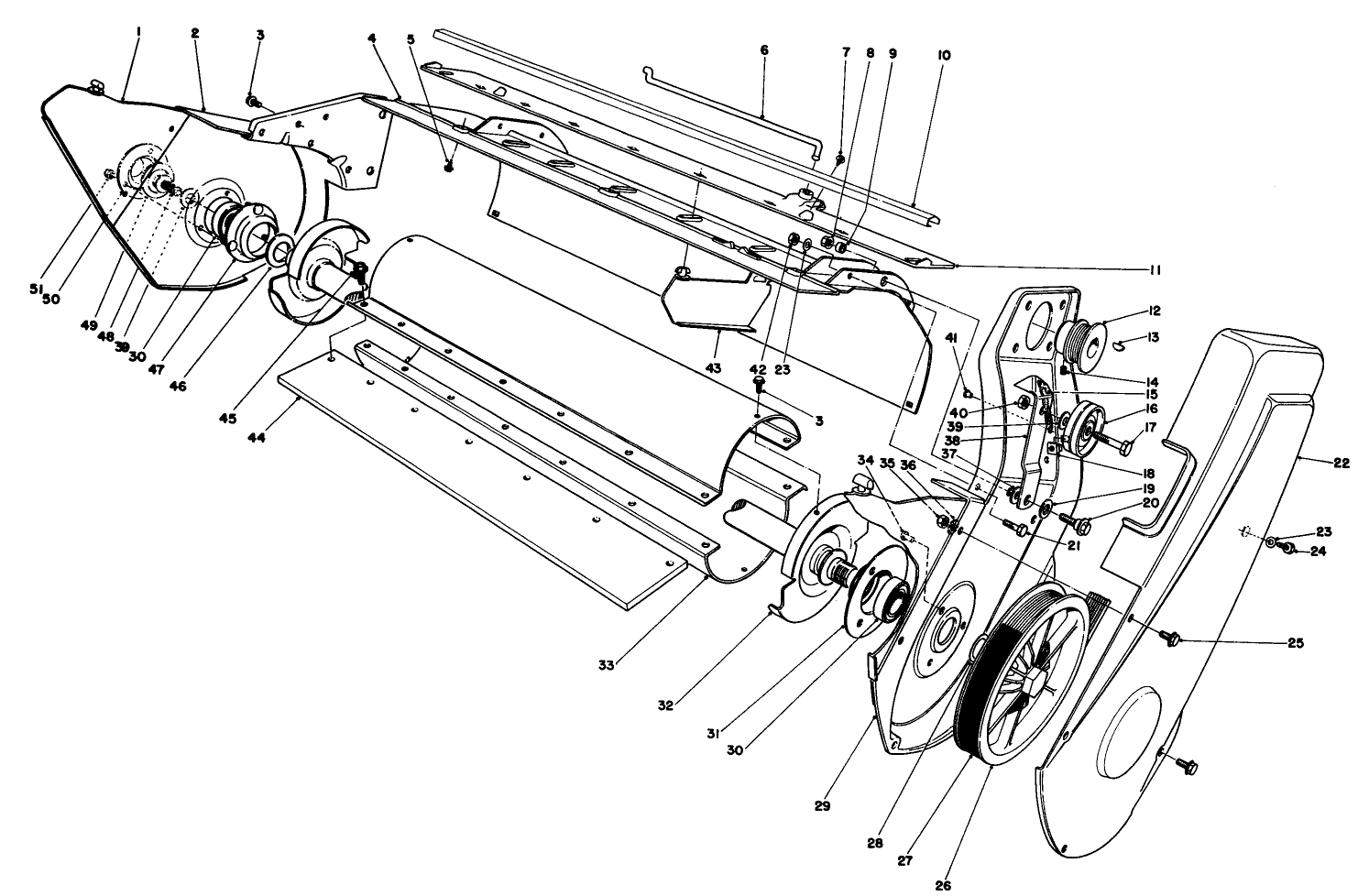 Lower Main Frame Assembly