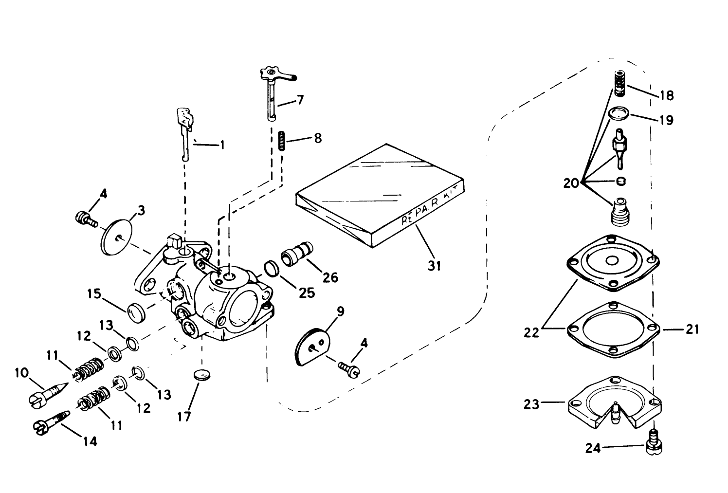 Carburetor No. 632142a