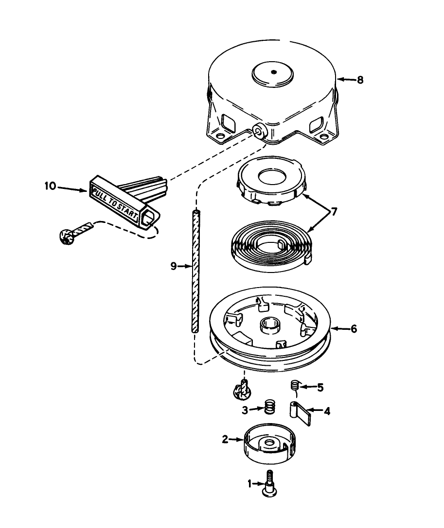Rewind Starter No. 590537