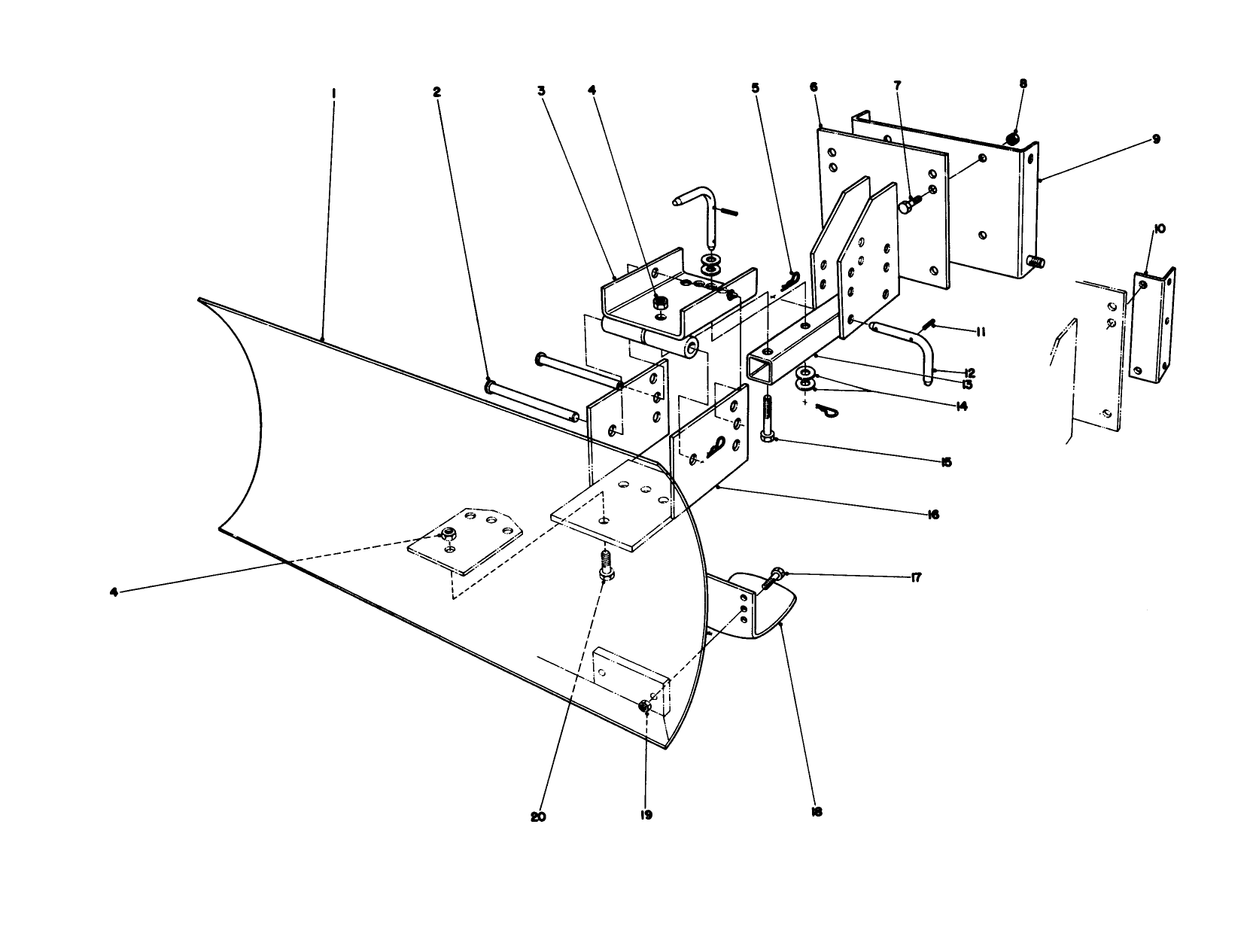 Grader Blade Assembly Model 59099 (optional)