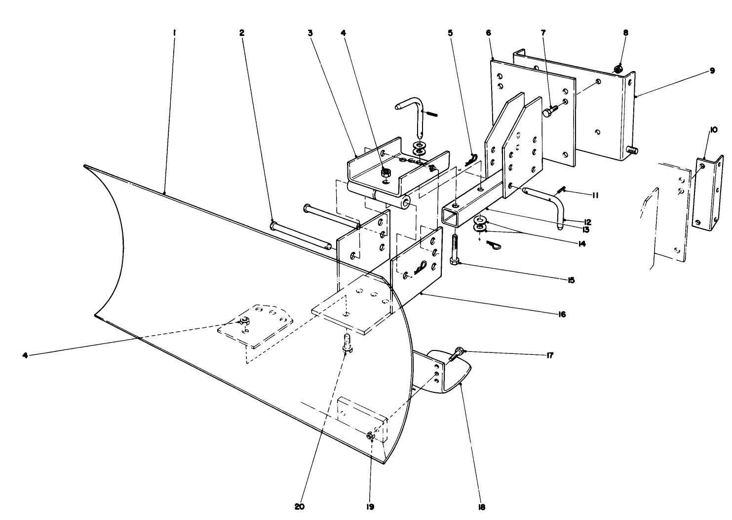 Grader Blade Assembly Model 59099