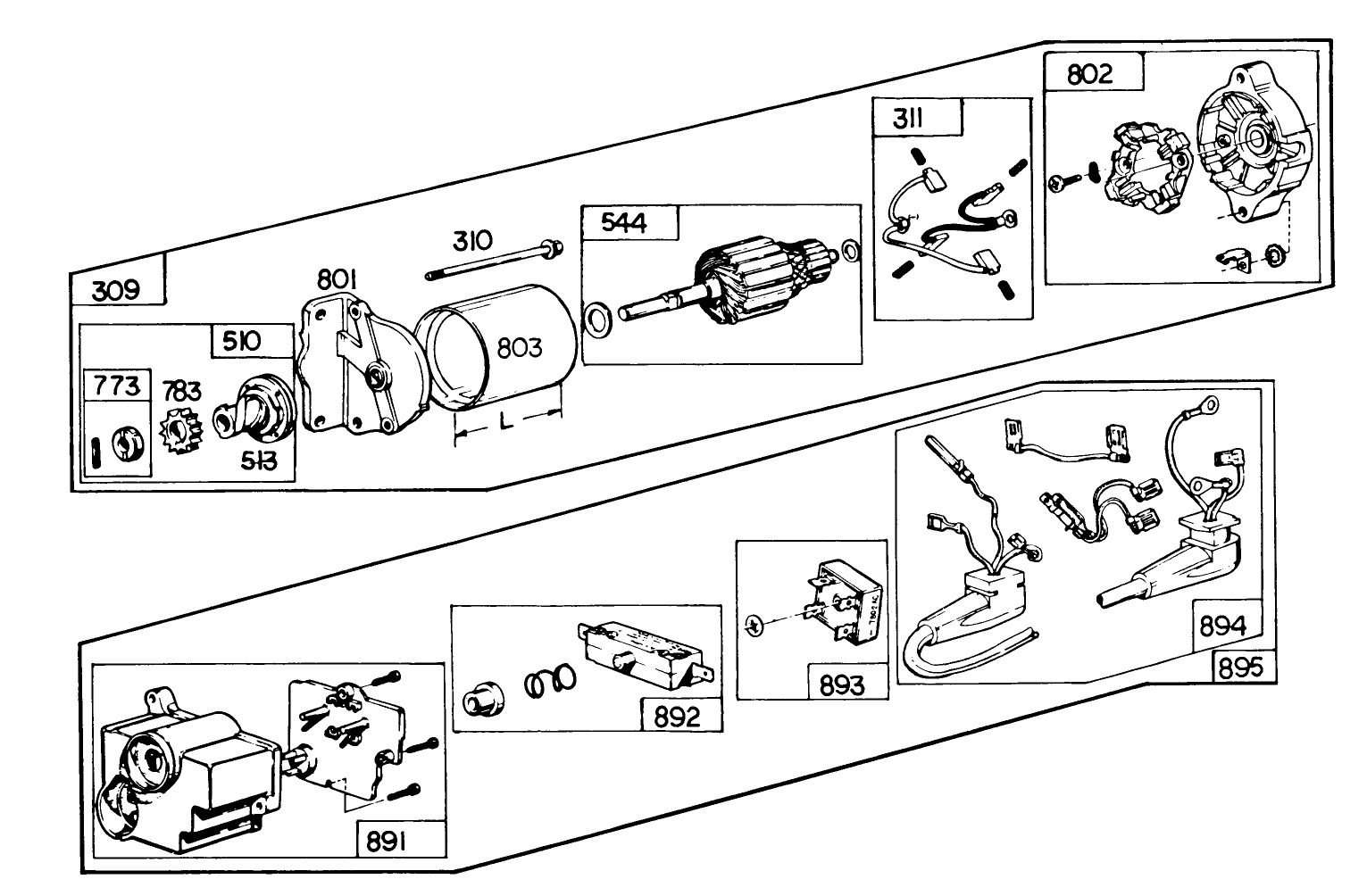 Starter Motor Kit Model No. 37-4630 (optional)