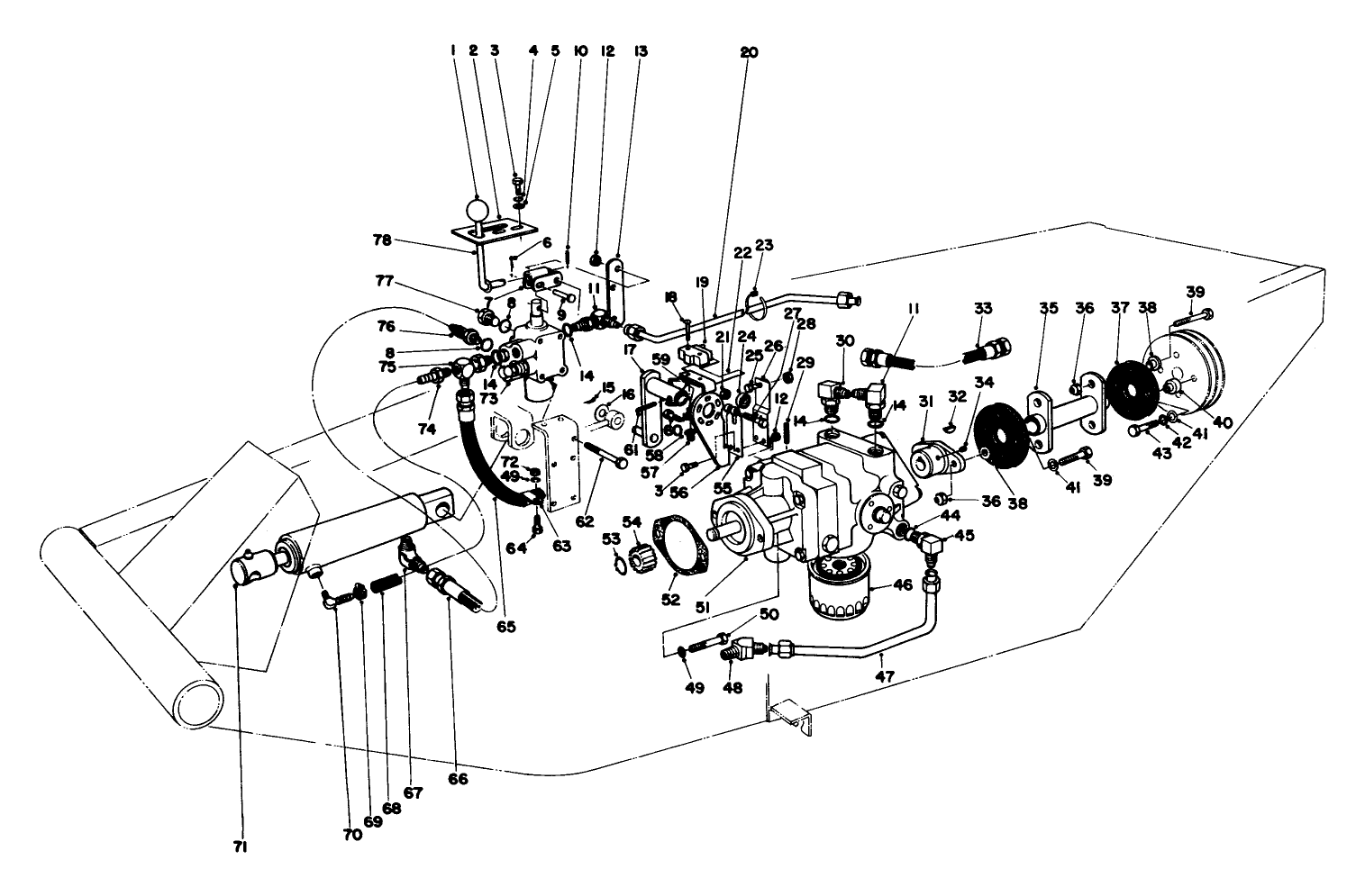 Hydrostatic Transmission & Valve Assembly