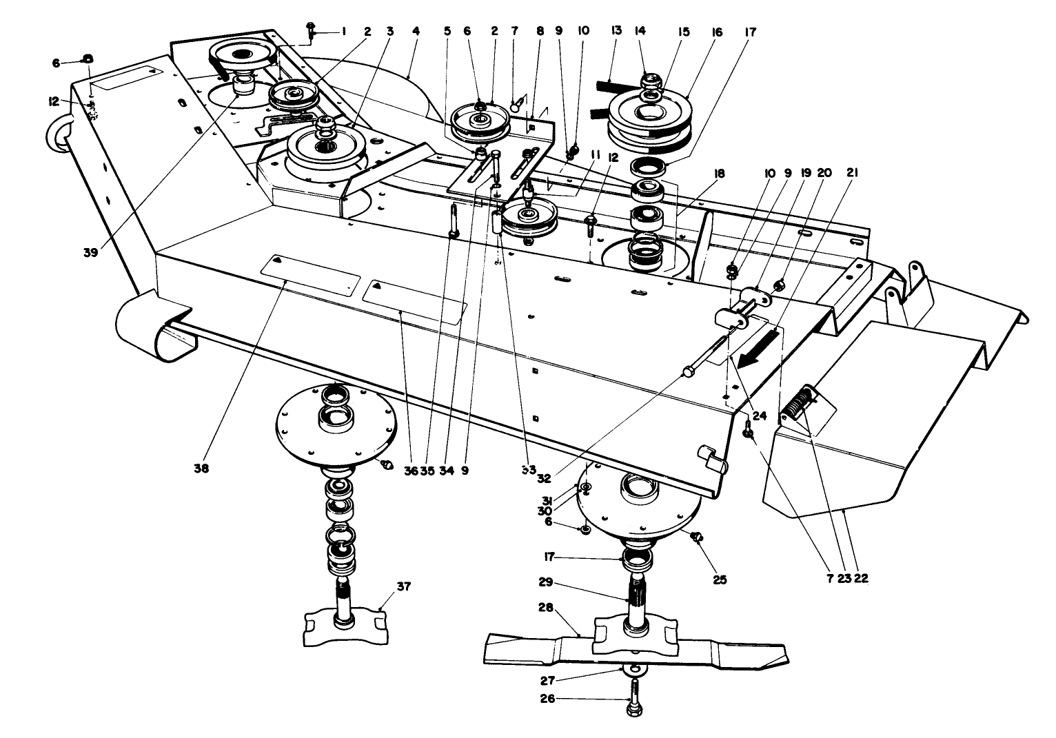 Cutting Unit Model No. 30721
