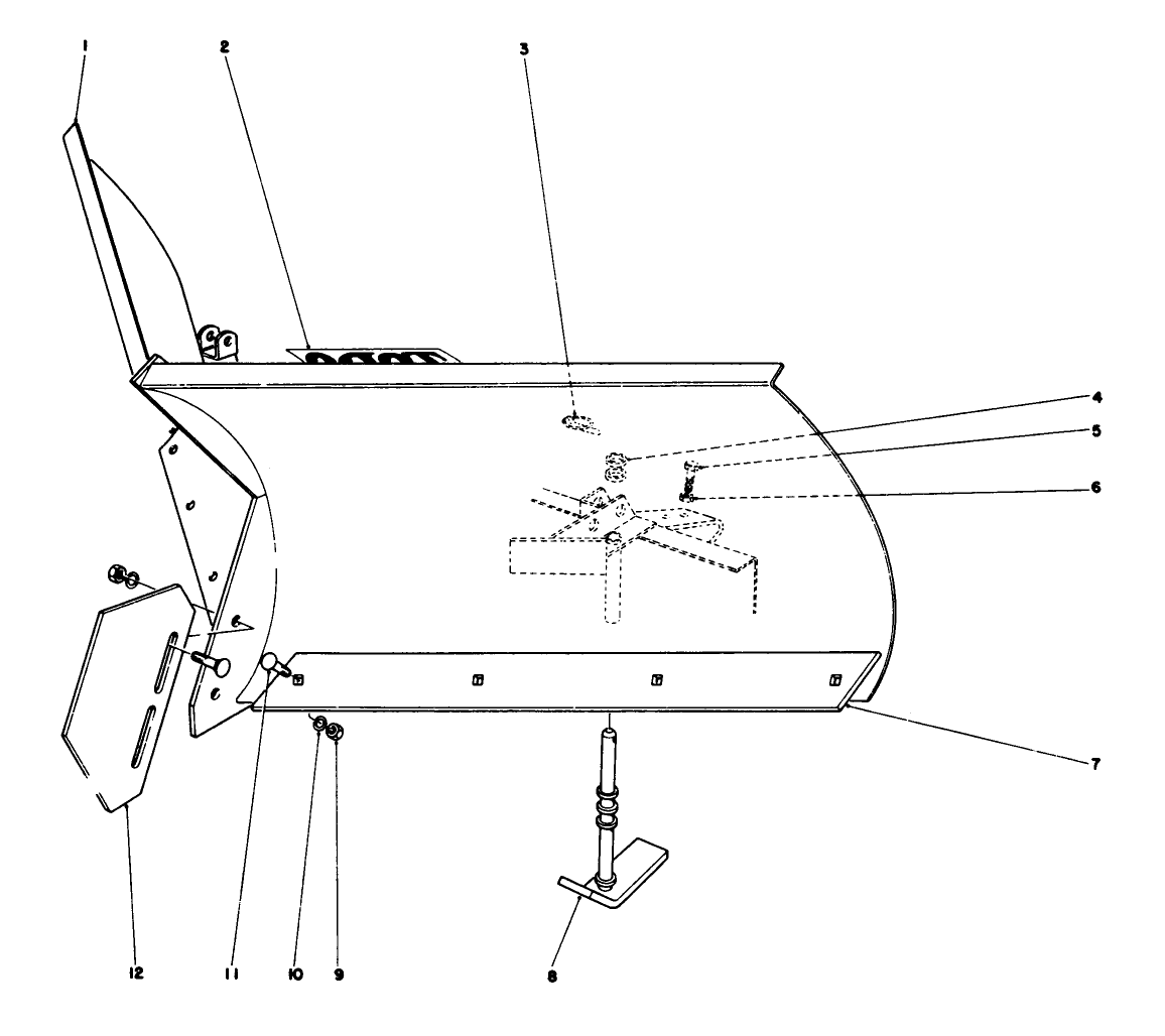 V-Plow Model No. 30750 (optional)