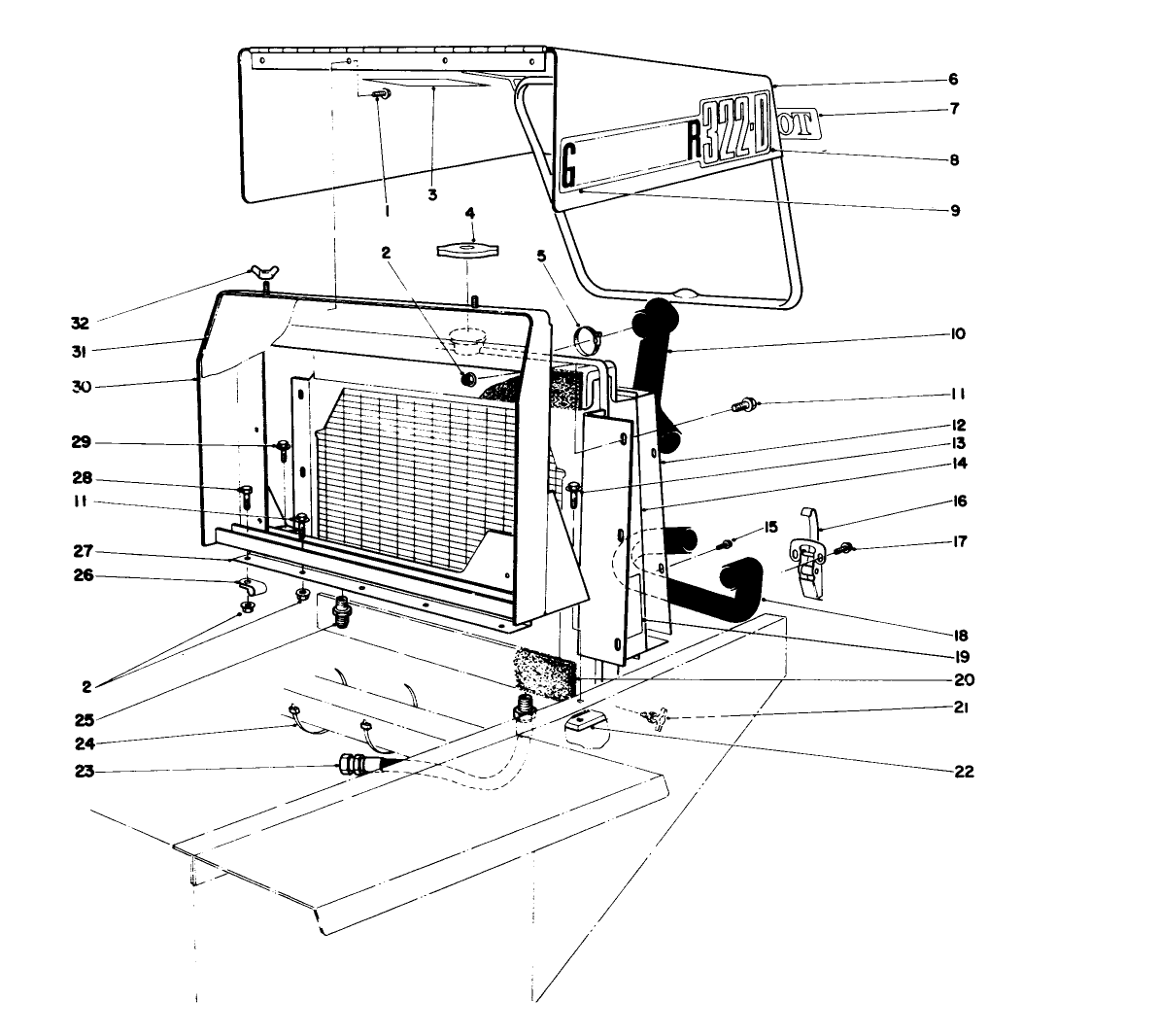 Radiator & Hood Assembly