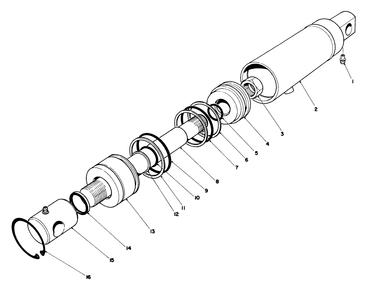Hydraulic Cylinder Assembly No. 53-3160