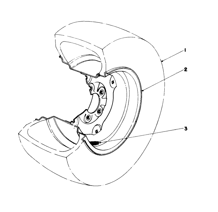 Tire & Wheel Assembly 23 X 10.50 X 12 (optional) No. 36-1050