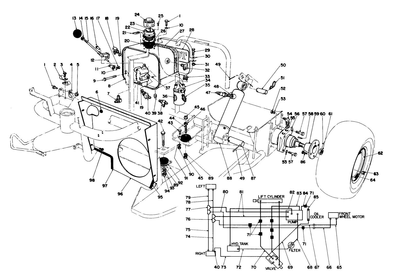 Hydraulic Tank And Systems Diagram