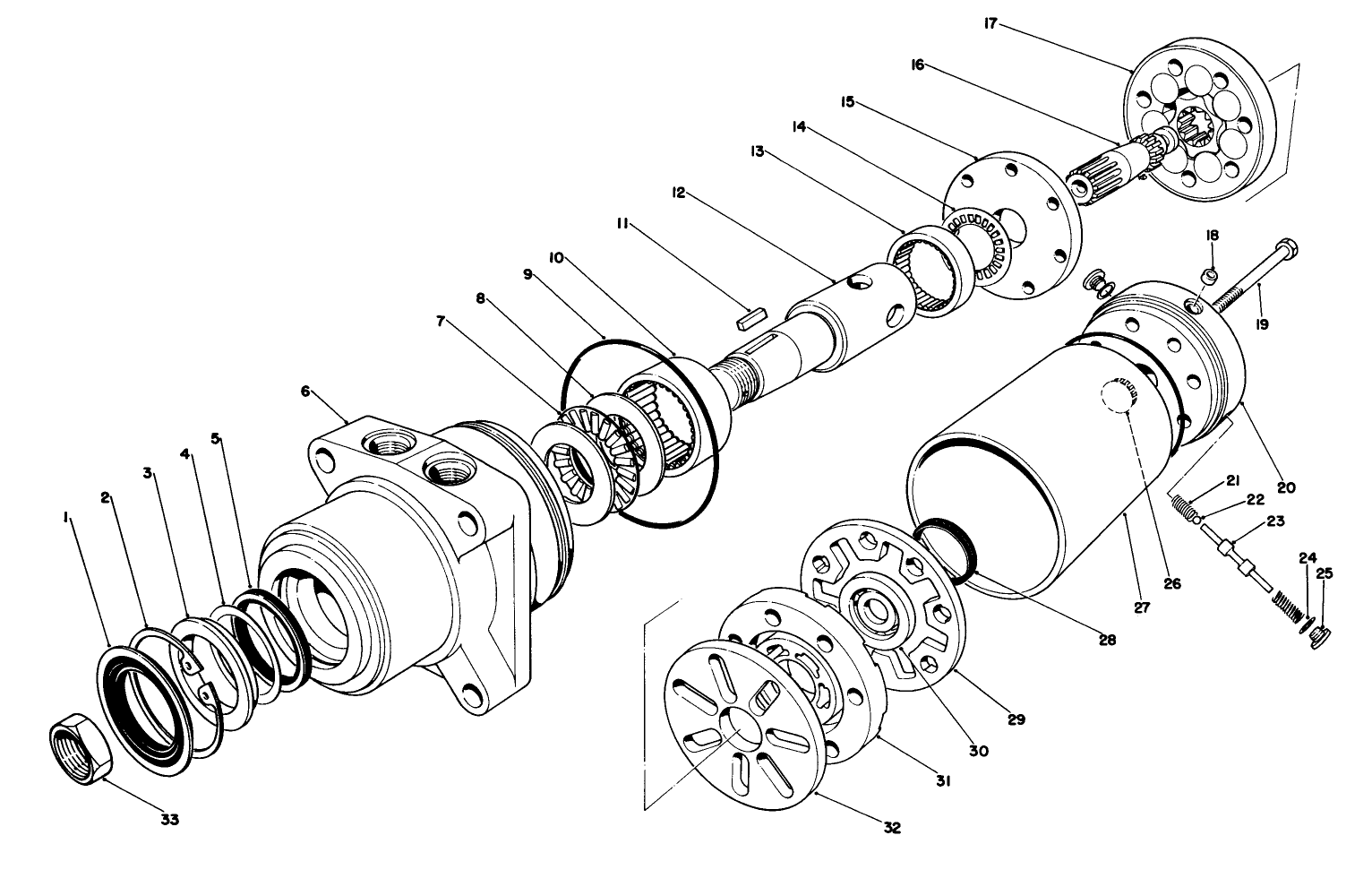 Hydraulic Drive Motor Right Rear No. 49-8630