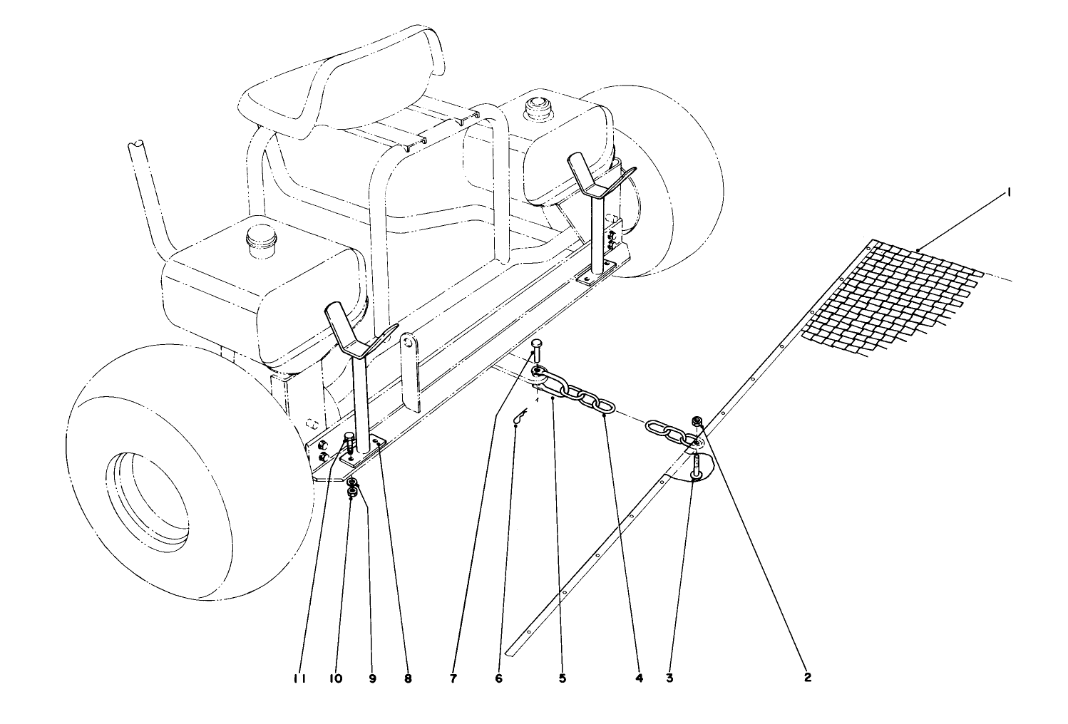 Drag Mat Kit Model No. 08844 (optional)