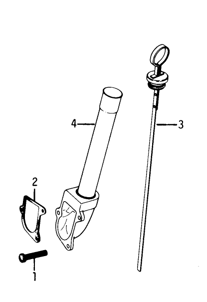 Dipstick-Engine Kohler Model No. K321s Spec. No. 60434 (continued)