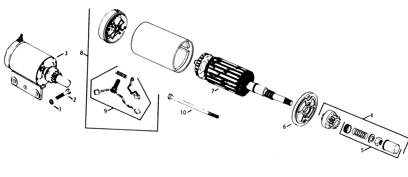 Electric Start-Engine Kohler Model No. K321s Spec. No. 60434 (continued)