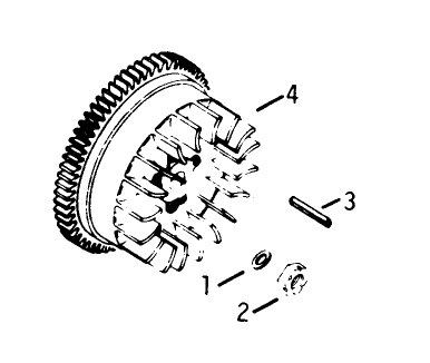 Flywheel-Engine Kohler Model No. K321s Spec. No. 60434 (continued)