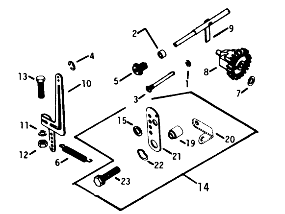 Governor-Engine Kohler Model No. K321s Spec. No. 64434 (continued)